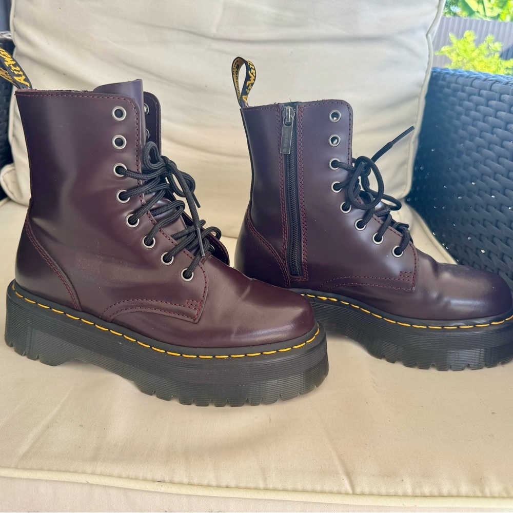 Dr. Martens Jadon Boots 7 brown with zipper